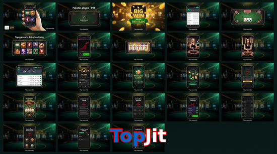 Main screen of TopJit bet page for PK players