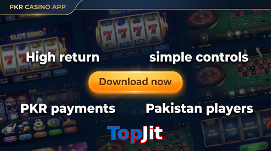 Main screen of TopJit gamedownload page for PK players