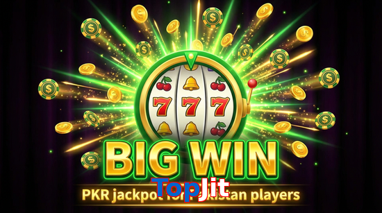 Big win animation on TopJit slot game